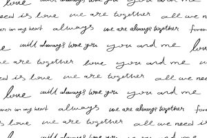 personalized handwritten love letter